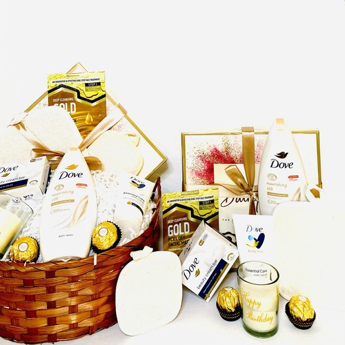 Ladies birthday gift basket - ladies,