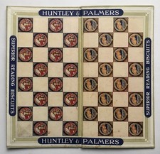 Rare Huntley and Palmer Draughts Board 1926
