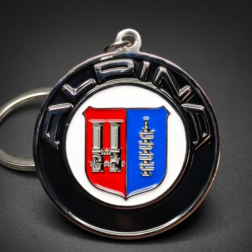 Bmw alpina badge - alpina, keychain