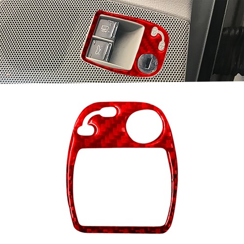 Red carbon fiber interior - carbon,