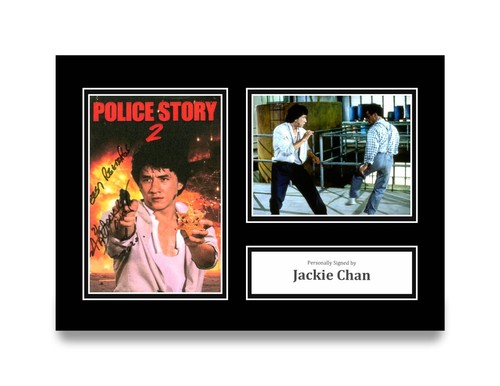 Jackie chan signed photo - jackie, a4