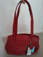 Bolla Womens Red Leather Top