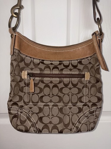Vintage coach brown crossbody - vintage,