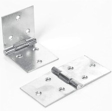 SMALL - LARGE BACKFLAP HINGE HEAVY DUTY ZINC Box Trunk Counter Flap Shed Door