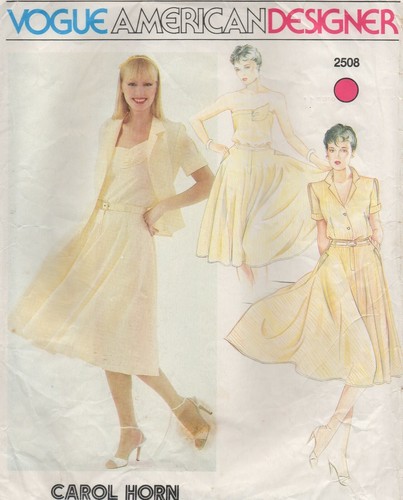 Vogue sewing pattern 2508 - vogue,