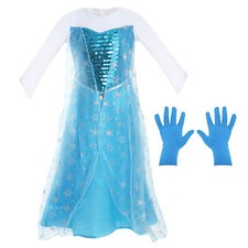 KIDS GIRLS ICE QUEEN COSTUME