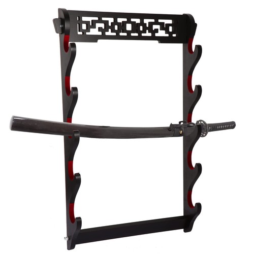 Wall mount samurai sword - wall,