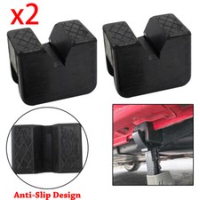X2 Axle Jack Pad Jacking Stand Pads Adapter Frame Rail Protector Lifting Rubber