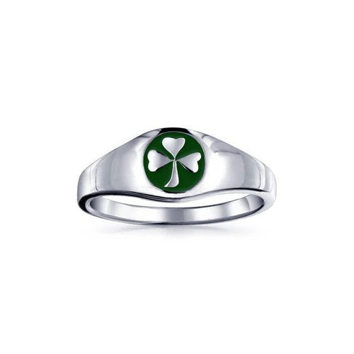 Shamrock green enamel 925 - shamrock,