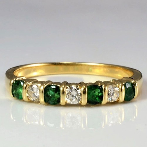 Round green emerald - 0.80,