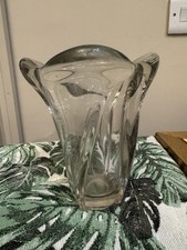 daum style french crystal vase