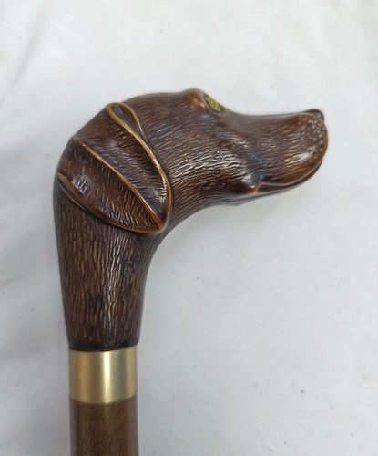 Classic dog head wooden - ,