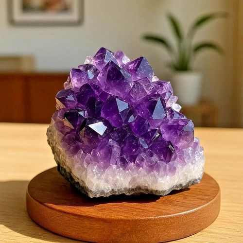 Natural purple amethyst - natural,