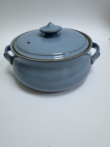 Denby colonial blue serving - blue,