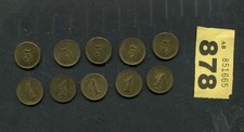 Set of  10  old  German