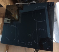 Hobsir hob Ceramic Hob 60 cm Electric Hob 4 Zone with Touch Control 6000W 9 Lock