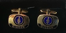 Vintage Cars Cufflinks Singer  Logo. Gazelle, Roadster, Vogue. Rare Cufflinks