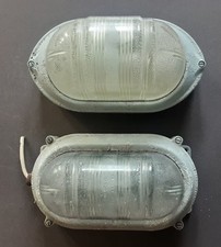 2 x Vintage J & G Coughtrie Glasgow Bulkhead Lights.