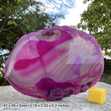 Agate slice - genuine