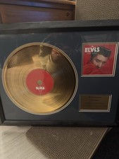 Elvis Presley 24k Gold Coated Disk Exclusive Limited Edition