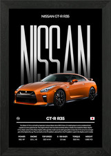 Nissan GTR R35 Framed Wall Art