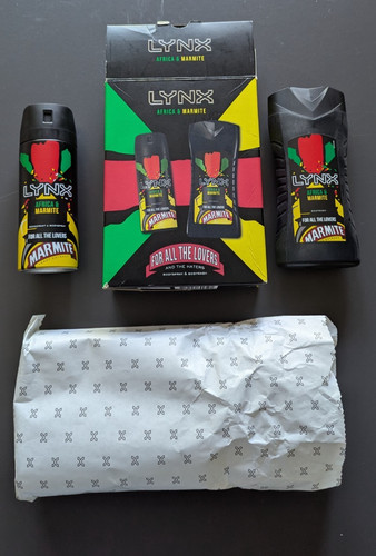 New lynx africa marmite - lynx, &