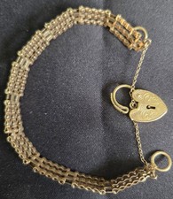 Antique 9ct Gold 3-Bar Gate