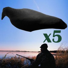 5pcs 3D Realistic Crow Decoy