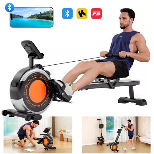Magnetic rowing machine - rowing,