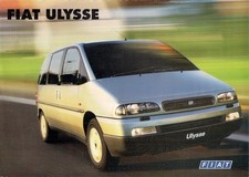 Fiat Ulysse 1999-2000 UK Market Single Sheet Sales Brochure S EL 2.0 1.9TD
