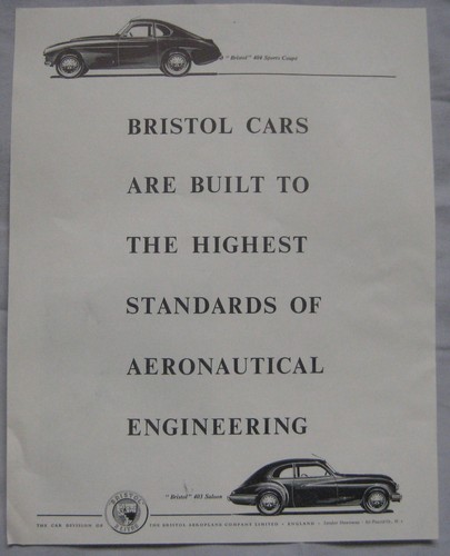 1954 bristol 503 - bristol, &