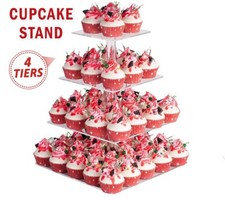 4 Tier Acrylic Cupcake Display