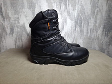 Mens DELTA Cordura Tactical Combat Boots Size Uk 7 Black VGC Army Airsoft 