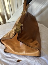 Rare vintage fendi tan leather - vintage,