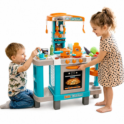 Kids play kitchen - kids, set