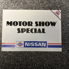 Nissan Motor Show Special Car Brochure - 1984 Includes Bluebird Turbo ZX