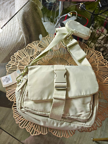 Primark green nylon crossbody - primark,