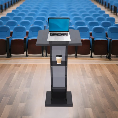 Acrylic podium stand floor - podium,
