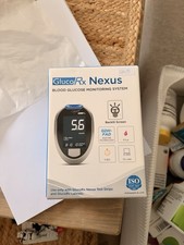GlucoRx Nexus Blood Glucose Meter with Test Strips