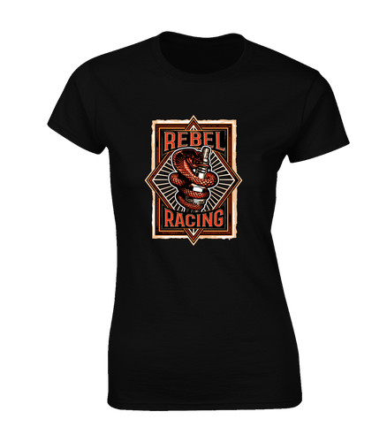 Rebel racing ladies shirt - rebel, t