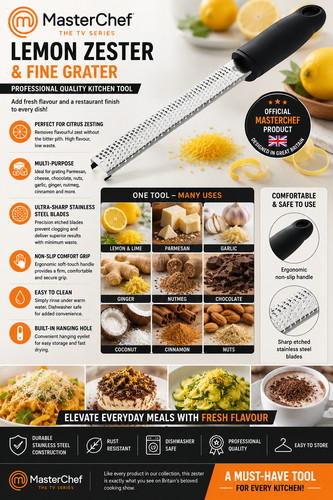 Lemon zester grater stainless - zester,