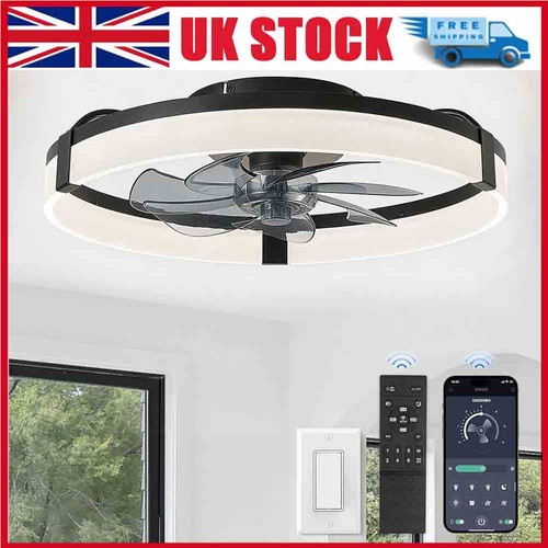 Large led ceiling fan with - large,