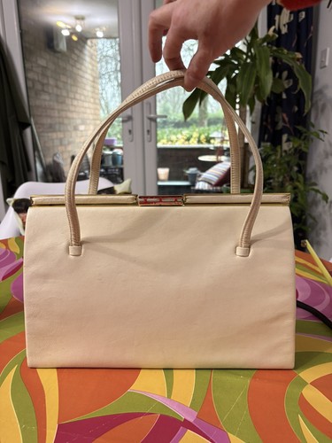Vintage ivory leather kelly - vintage,
