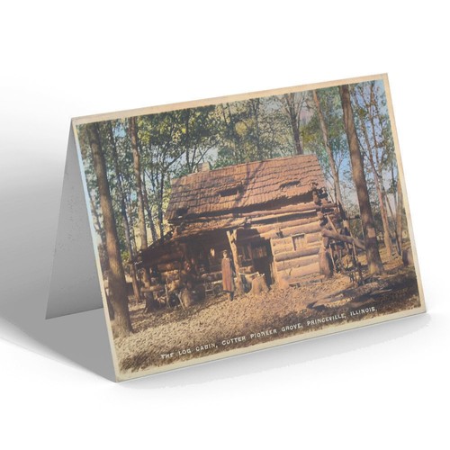 Notelet vintage illinois usa - notelet,