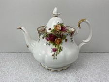 Royal Albert Old Country Roses Large Teapot 1st Unused Condition 2.25pt