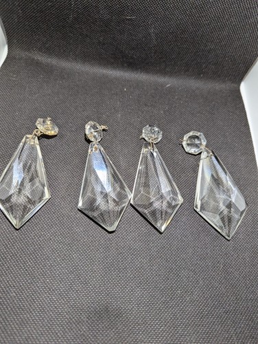 Lot vtg glass prism - lot, 4