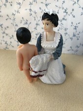 Dolls house maid drying - dolls,