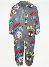 New Marvel Spider-Man Puddle Suit All In One 12 -24 Months Raincoat Hooded