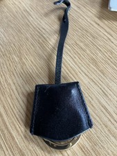 Black Radley Keyring Bag Charm Gold Metalwork