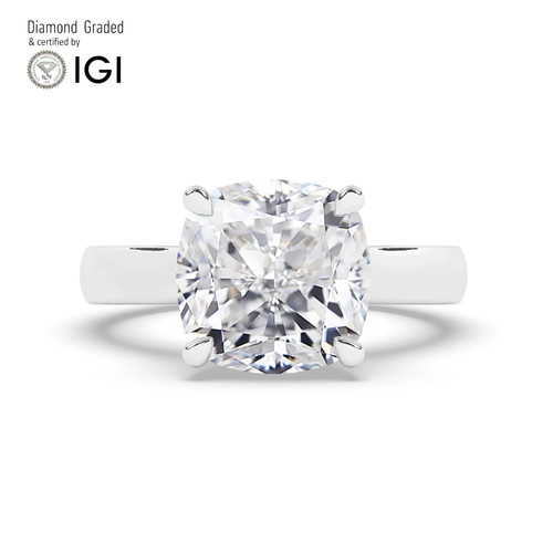Cushion diamond engagement - cushion,